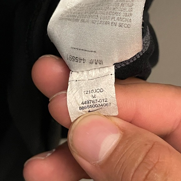 Nike Pro Combat Black Fitted Medium Short Sleeve Shirt - Picture 6 of 9